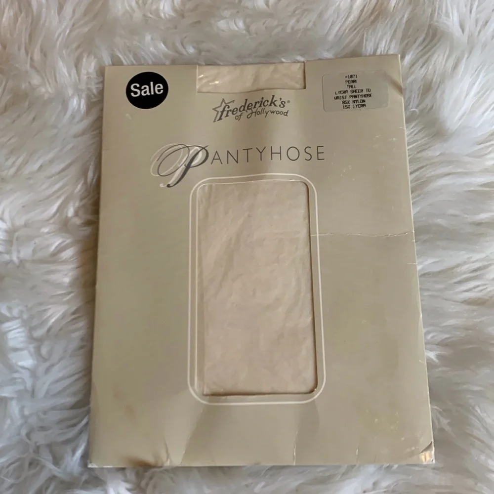 Vintage Frederick’s Of Hollywood Pantyhose Pearl Size Tall